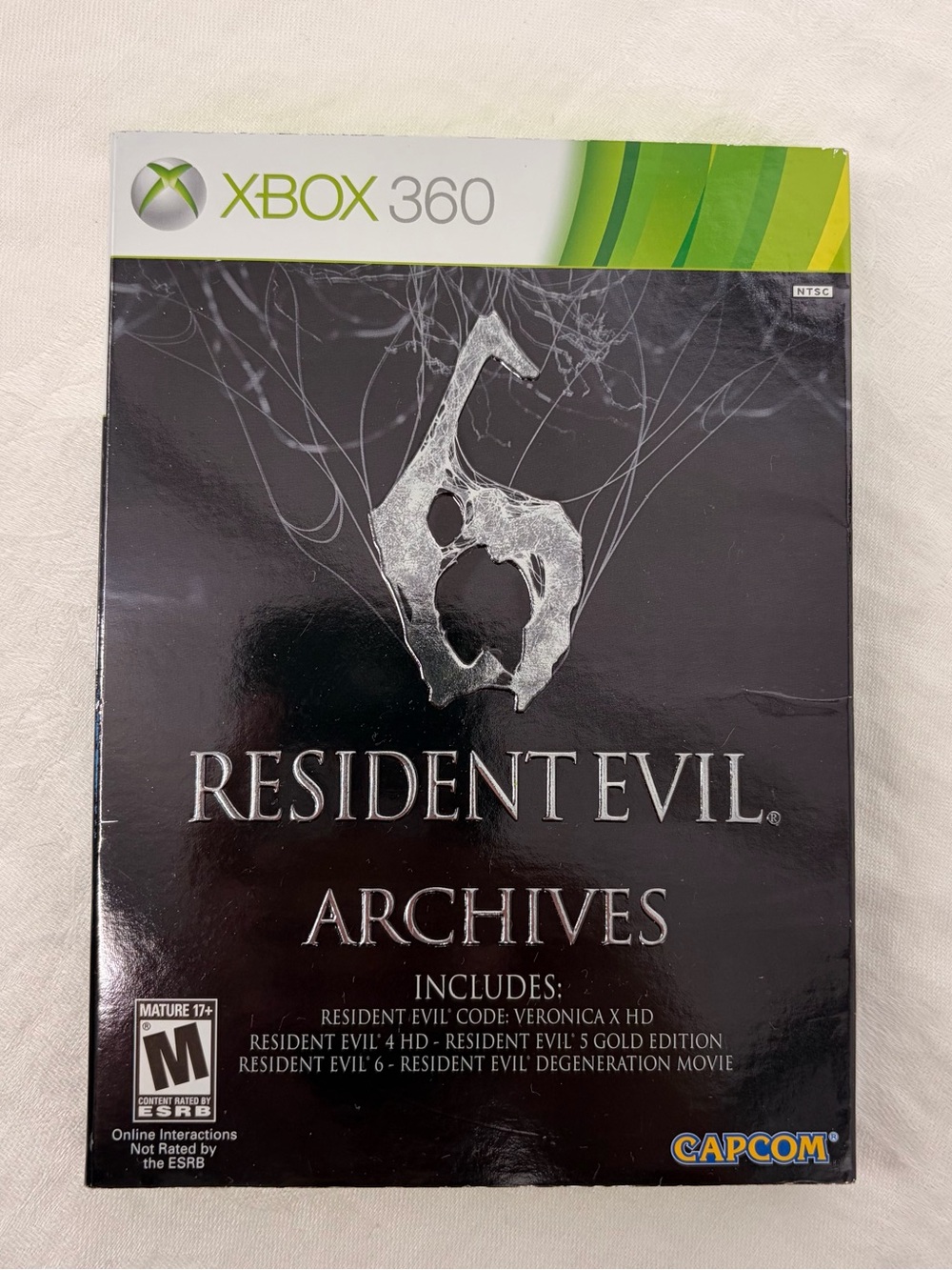 Resident Evil: Archives Xbox 360 Three Disc Video Game Set (CIB)